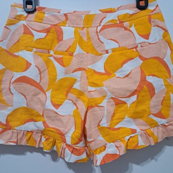 Kate Spade New York Linen Blend Boho Plain Weave Wide Leg Size 4 Multi- Color - Picture 9 of 16